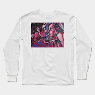 Lovers - Valentine Kiss Long Sleeve T-Shirt